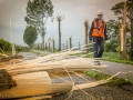 Valwind richt grote schade aan