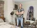 Paul Westra in hotelkamers Oude Ubicapand Utrecht opdr nummer 20